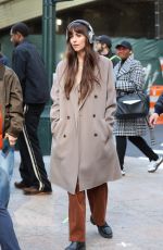 DAKOTA JOHNSON and Josh Hartnett on the Set of Verity in Midtown Manhattan 03/12/2025