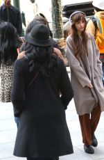 DAKOTA JOHNSON and Josh Hartnett on the Set of Verity in Midtown Manhattan 03/12/2025