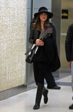 DAKOTA JOHNSON Arrives at JFK Airport in New York 02/14/2025