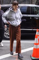 DAKOTA JOHNSON on the Set of Verity in New York 03/13/2025