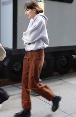 DAKOTA JOHNSON on the Set of Verity in New York 03/13/2025