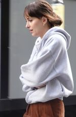 DAKOTA JOHNSON on the Set of Verity in New York 03/13/2025