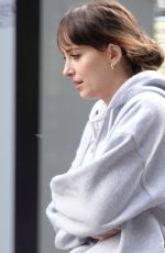 DAKOTA JOHNSON on the Set of Verity in New York 03/13/2025