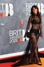 DAVINA MCCALL at 2025 BRIT Awards in London 03/01/2025