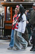 DEMI LOVATO Out with Her Friends at Disneyland in Anaheim 03/17/2025