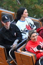 DEMI LOVATO Out with Her Friends at Disneyland in Anaheim 03/17/2025