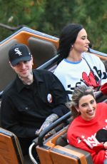 DEMI LOVATO Out with Her Friends at Disneyland in Anaheim 03/17/2025
