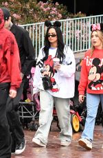 DEMI LOVATO Out with Her Friends at Disneyland in Anaheim 03/17/2025