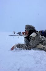 DEVA CASSEL at Moncler Grenoble Fall/Winter 2025 Landed in Courchevel 03/15/2025