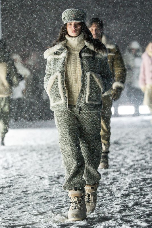 DEVA CASSEL at Moncler Grenoble Fall/Winter 2025 Landed in Courchevel 03/15/2025