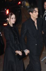 DOVE CAMERON and Damiano David Arrives at Tom Ford Fashion Show in Paris 03/05/2025