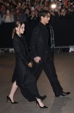 DOVE CAMERON and Damiano David Arrives at Tom Ford Fashion Show in Paris 03/05/2025