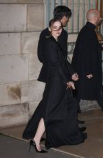 DOVE CAMERON and Damiano David Arrives at Tom Ford Fashion Show in Paris 03/05/2025