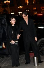 DOVE CAMERON and Damiano David Arrives at Tom Ford Fashion Show in Paris 03/05/2025