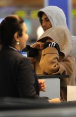 DOVE CAMERON and Damiano David at Airport in Paris 03/04/2025