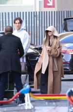 DOVE CAMERON and Damiano David at Airport in Paris 03/04/2025