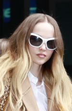 DOVE CAMERON Leaves SiriusXM Studios in New York 03/20/2025