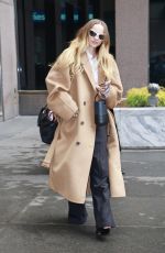 DOVE CAMERON Leaves SiriusXM Studios in New York 03/20/2025