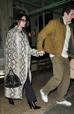 DUA LIPA and Callum Turner Night Out at Dorian Restaurant in London 03/11/2025