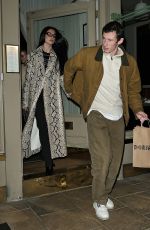 DUA LIPA and Callum Turner Night Out at Dorian Restaurant in London 03/11/2025