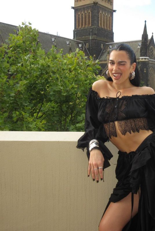 DUA LIPA at a Photoshoot 03/21/2025