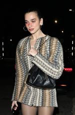 DUA LIPA Leaves Twenty Two Restaurant in Mayfair in London 03/05/2025