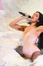 DUA LIPA Performs at Qudos Bank Arena 3 in Sydney 03/29/2025