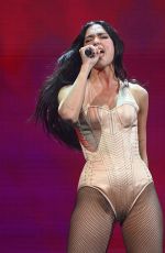 DUA LIPA Performs at Qudos Bank Arena 3 in Sydney 03/29/2025