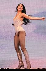 DUA LIPA Performs at Qudos Bank Arena 3 in Sydney 03/29/2025