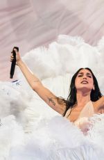 DUA LIPA Performs at Rod Laver Arena, Day 4 in Melbourne 03/22/2025