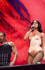 DUA LIPA Performs at Rod Laver Arena, Day 4 in Melbourne 03/22/2025
