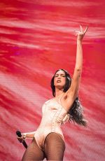 DUA LIPA Performs at Rod Laver Arena in Melbourne 03/19/2025