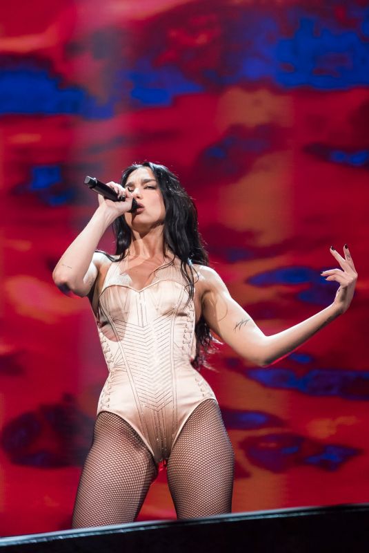 DUA LIPA Performs at Rod Laver Arena in Melbourne 03/19/2025