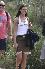 DUA LIPA Visits Tamarama Beach and Bondi to Bronte Cliff Walk in Sydney 03/26/2025