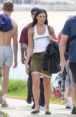 DUA LIPA Visits Tamarama Beach and Bondi to Bronte Cliff Walk in Sydney 03/26/2025