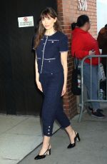 ELIZABETH OLSEN Arrives at Drew Barrymore Show in New York City 03/25/2025