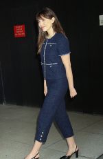 ELIZABETH OLSEN Arrives at Drew Barrymore Show in New York City 03/25/2025