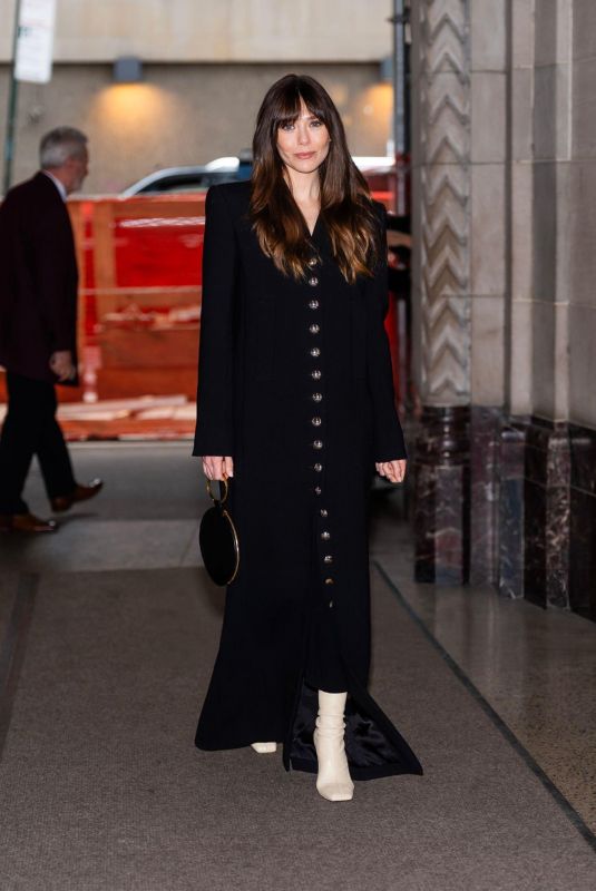 ELIZABETH OLSEN Out and About in New York 03/20/2025