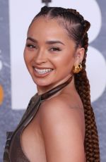 ELLA EYRE at 2025 BRIT Awards in London 03/01/2025