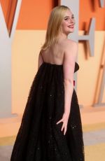 ELLE FANNING at 2025 Vanity Fair Oscar Party in Beverly Hills 03/02/2025