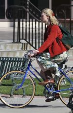 ELLE FANNING on the Set of Margo