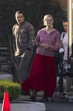 ELLE FANNING Stops at Applebee