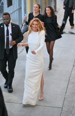 ELLEN POMPEO Leaves Jimmy Kimmel Live! in Hollywood 03/13/2025