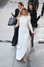 ELLEN POMPEO Leaves Jimmy Kimmel Live! in Hollywood 03/13/2025