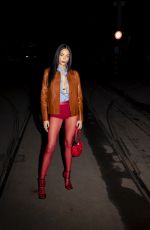 ELODIE DI PATRIZI at Versace Fashion Show at Milan Fashion Week 02/28/2025