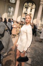EMILIA SILBERG Out at Milan Fashion Week Women