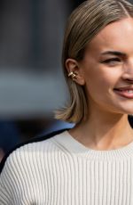 EMILIA SILBERG Out at Milan Fashion Week Women