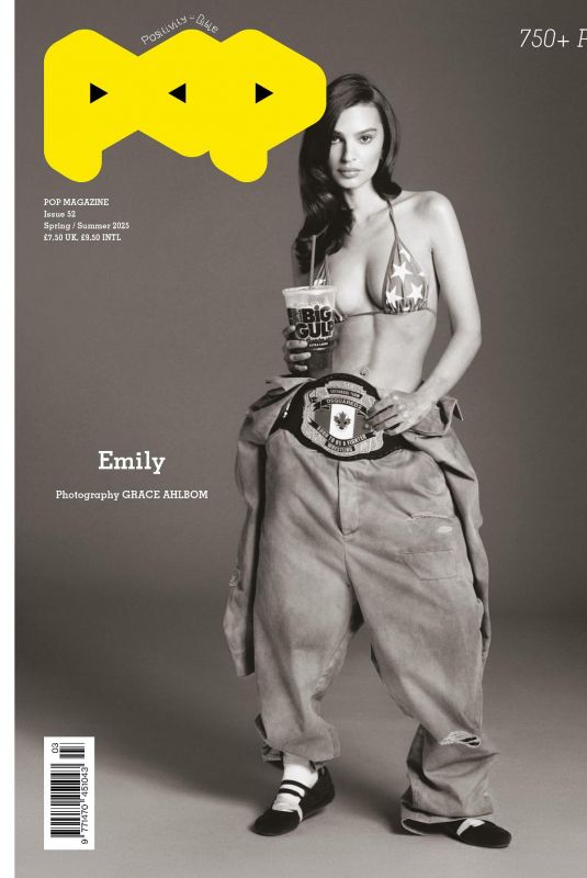 EMILY RATAJKOWSKI for Pop Magzine # 52, Spring/Summer 2025