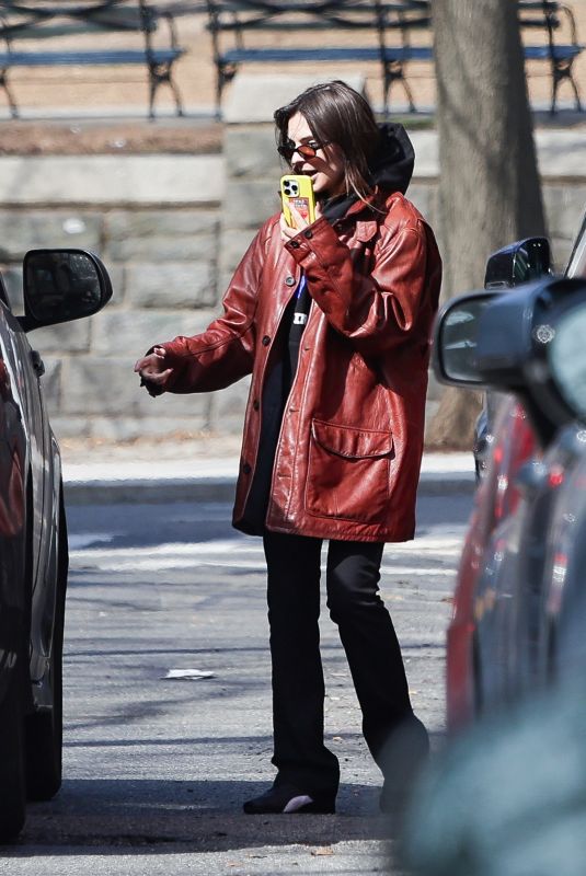 EMILY RATAJKOWSKI Out and About in New York 03/13/2025