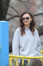 EMILY RATAJKOWSKI Out at a Park in New York City 03/29/2025